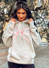 Coquette Bow Hoodie | Grey