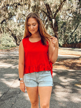 Firecracker Tie Tank | Red