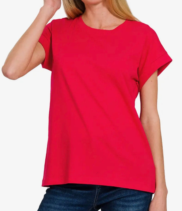 Classic Cotton Tee | Red