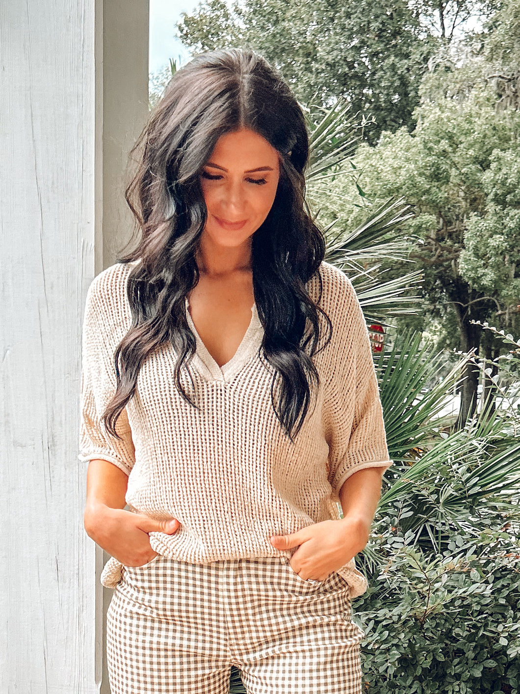 Effortlessly Perfect Knit Top | Natrual