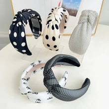 Polka Dot Head Band | Black