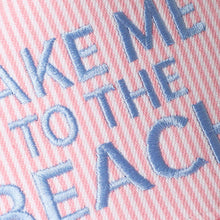 Take Me To The Beach Seersucker | Pink