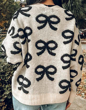 Everyday Bow Cardigan | White