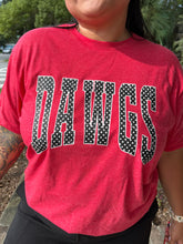 Dawgs Polka Dot Tee | Heather Red