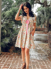 Kami Bow Floral Mini | Sage/Pink