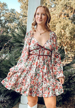 Tea Fall Floral Dress | Cream