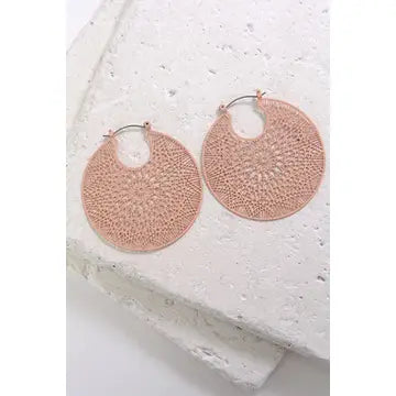 Filigree Rubbery Hoop | Blush