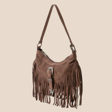Cascade Fringe Shoulder Bag | Light Brown