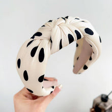 Polka Dot Head Band | Black