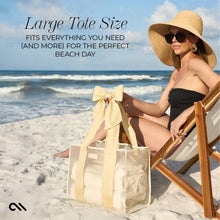 Case-Mate Bow Jelly Tote |  Ecru Raffia