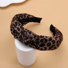 Polka Dot Zebra Knotted Headband