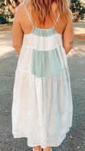 Cotton Patchwork Midi Dress | Multi