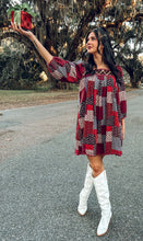 Patsy Patched MIni Dress | Plum