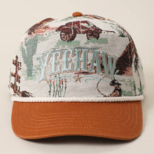 Yeehaw Embroidered Rope Hat | Beige