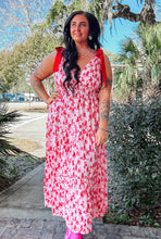 Be Mine Floral Dress | Red