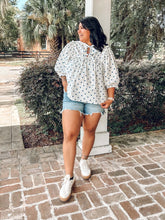 Dreaming Dot Top | Navy White
