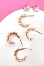 Trio Seashell Pearl Set | Gold