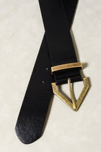 Diamond Pointed Belt | Black