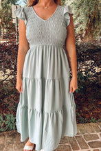 Spring Day Smocked Maxi | Mint