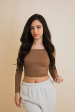 Long Sleeve Crop | Mocha