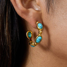 Pearl Hoop Earrings