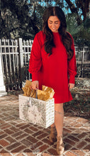 Mrs Claus Ruffled Dress | Red