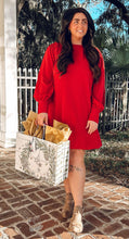 Mrs Claus Ruffled Dress | Red