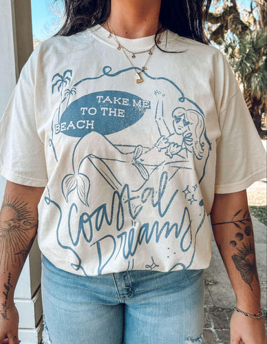 Coastal Dreaming Tee | Cream