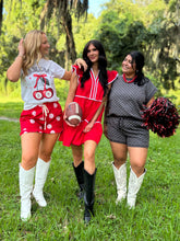 Go Team Piped Babydoll Dress | Red
