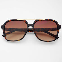 Spencer Unisex Aviator Sunglasses  : Brown