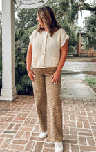 Oversize Button Down Vest | Cream