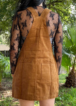 Courdroy Overall Dress | Brown