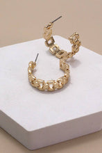 Chain Hoop Earring | Gold