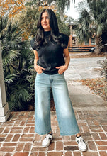 Holly Mock Neck Vest | Black