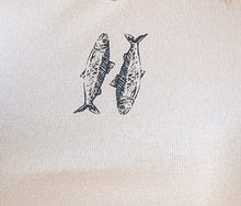 Fish Knit Crop Top | White