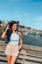 Washed Dolphin Shorts | Mocha