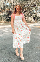 Scalloped Tile Maxi Dress | Pink