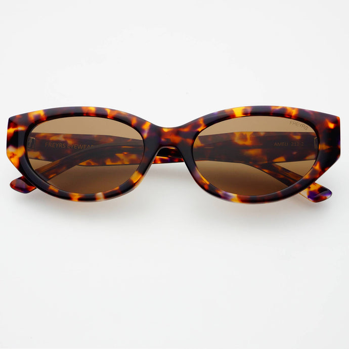 Ameli Acetate Cat-Eye Sunglasses  : Tortoise