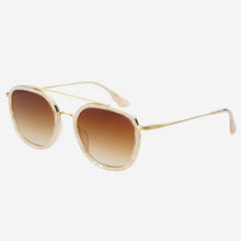 Weston Acetate Round |  Light Pink / Brown