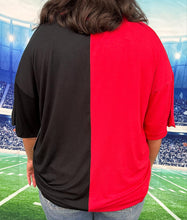 Gameday Colorblock Top | Red/Black