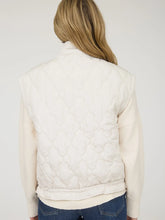 Bow Puffer Vest | Champagne