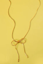 Bow 18K Coated Necklace | Gold