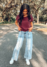Emma Wide Leg Denim | Light