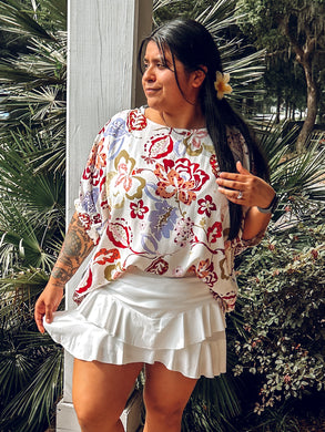 Coastal Bloom Floral Mix | Cream