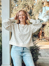 Oversize Floral Sweatshirt | White