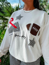 Patchwork Gameday Sweatshirt | White