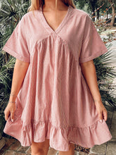 Parade Tiered Dress | Faded Red