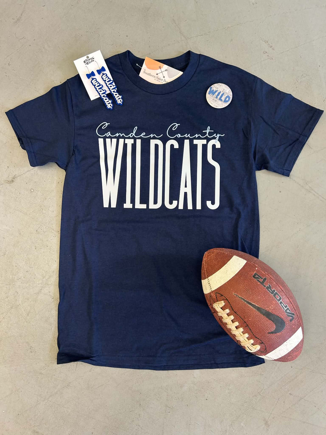 Camden County WILDCATS Tee | Navy