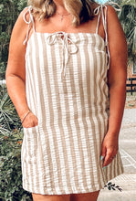 Shoreline Striped Dress | Beige