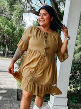 Vintage Lace Detailed Dress | Moss